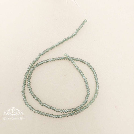 2mm crystal aaa beads-mj17-2 92.5 silver ramala jewelry / ramala collections