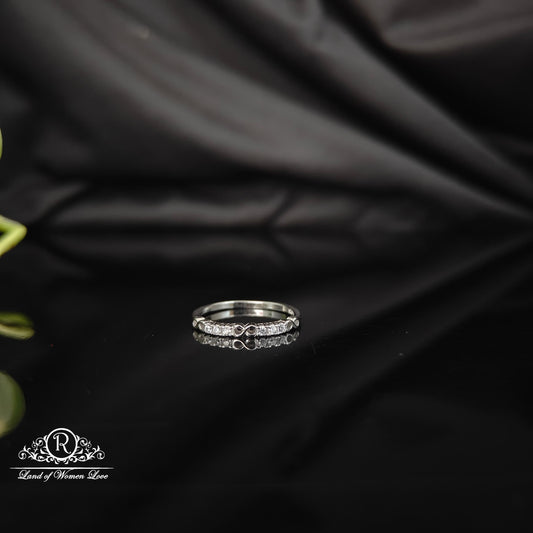 ring silver rodhium polish finger ring-rcra74 92.5 silver ramala jewelry / ramala collections