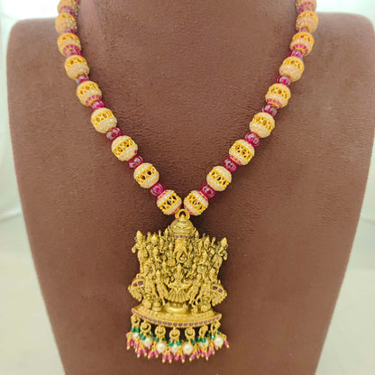 Silver CZ-stone balls chain-RCH336