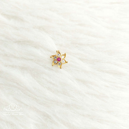 nose pin silver nose pins-sa506-3 92.5 silver ramala jewelry / ramala collections