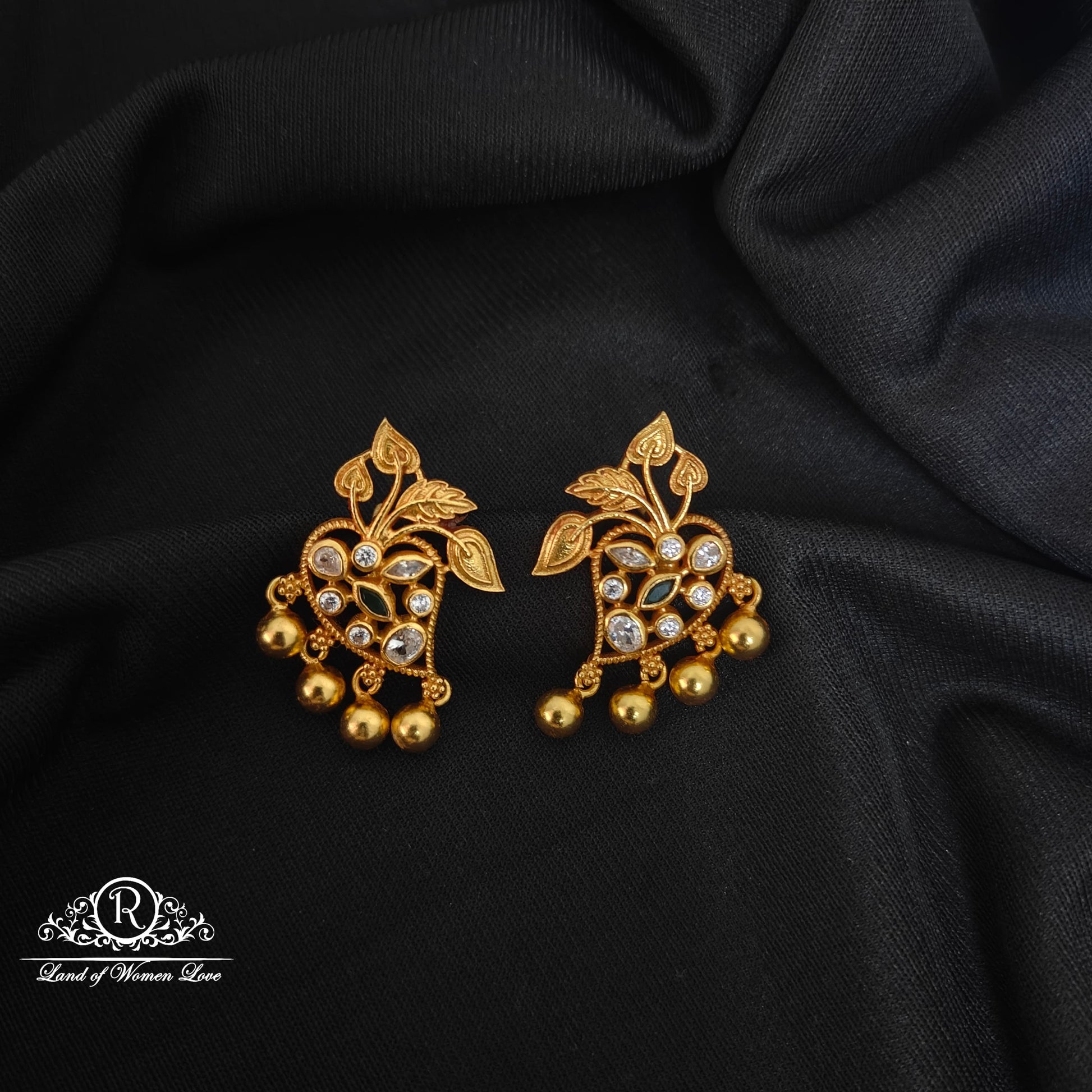 earrings silver mango style earrings-rccp271 92.5 silver ramala jewelry / ramala collections