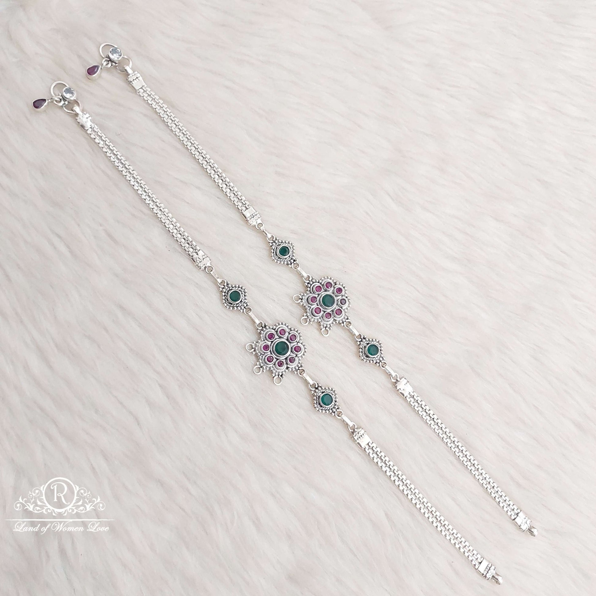 silver anklets-ra56 92.5 silver ramala jewelry / ramala collections