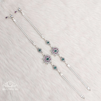 silver anklets-ra56 92.5 silver ramala jewelry / ramala collections