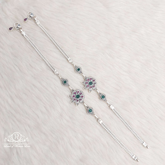 silver anklets-ra56 92.5 silver ramala jewelry / ramala collections
