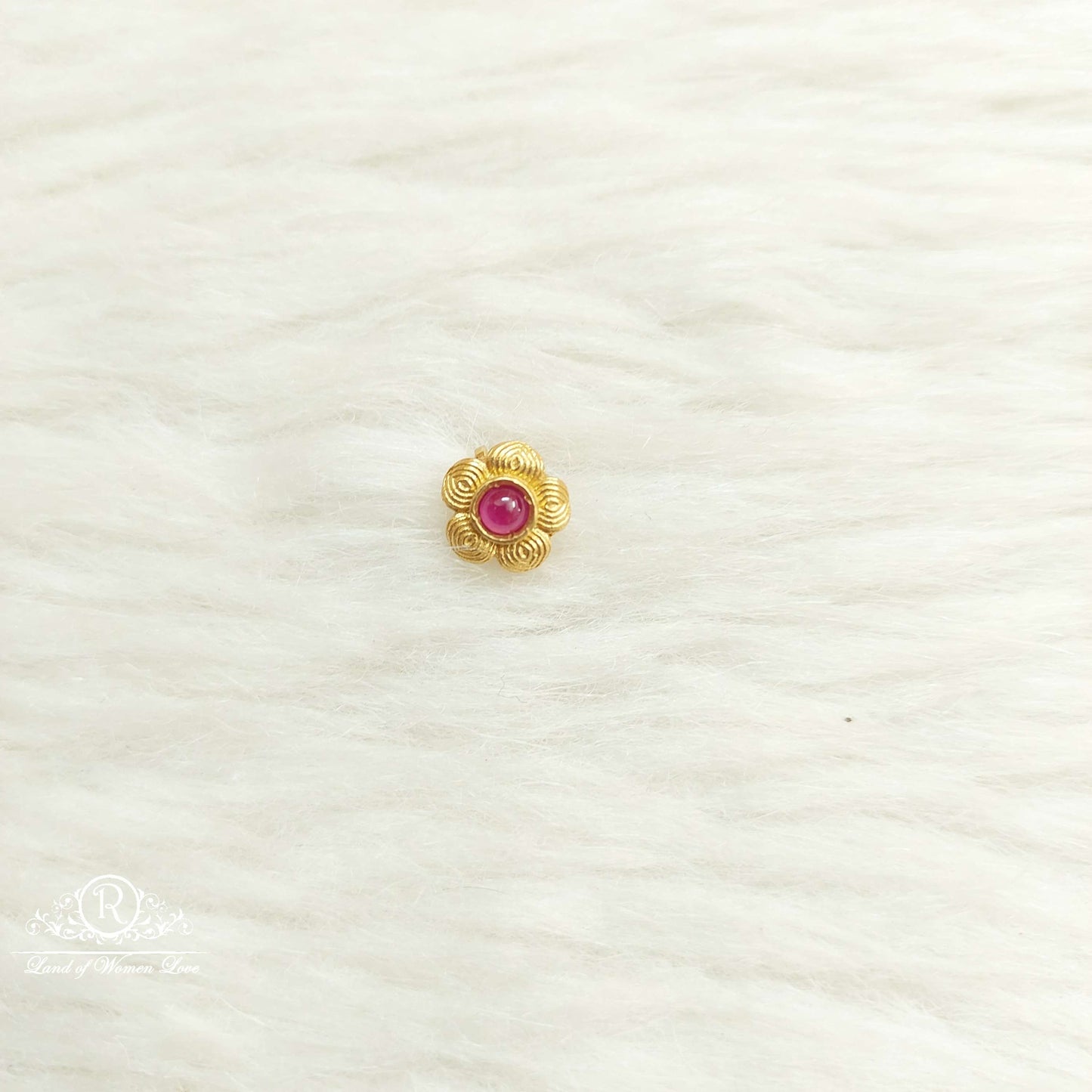 nose pin silver nose pins-sa508-7 92.5 silver ramala jewelry / ramala collections