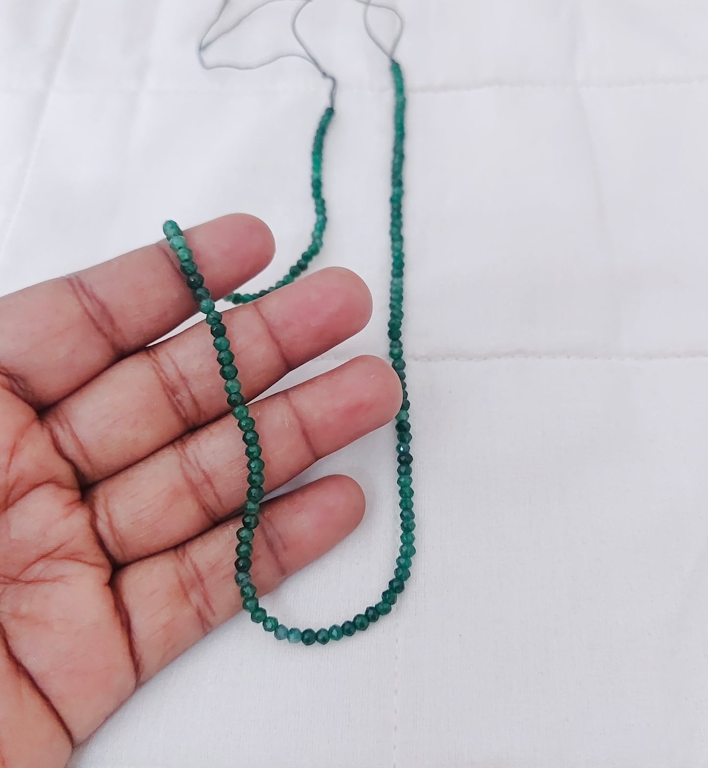 Sed  greenBeads round cutting 3mm-RCMJ46