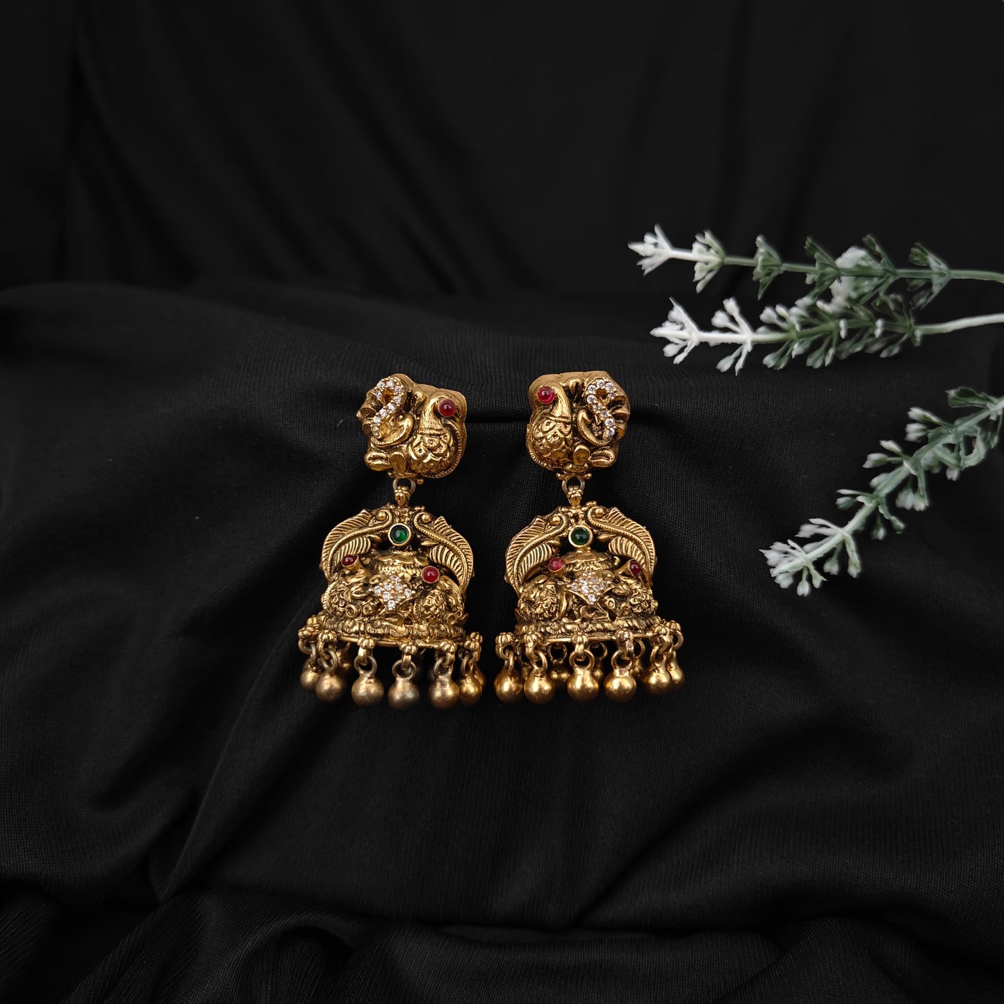 Silver Nakshi bridal set -SET02