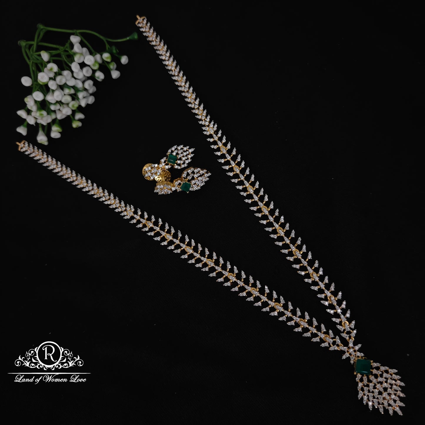 earrings silver simple and cute haram with earrings 92.5 silver ramala jewelry / ramala collections