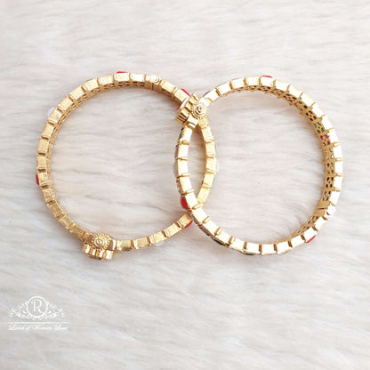 Silver Navaratna Stone Bangles-S999