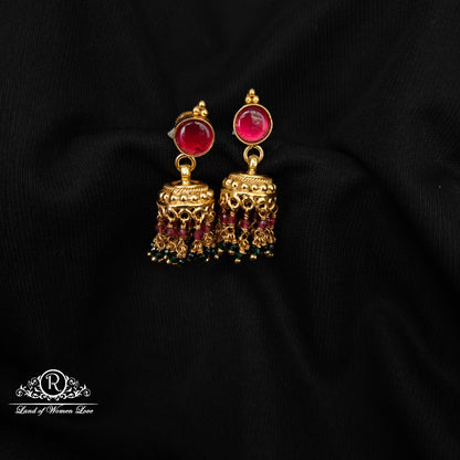 earrings 92.5 silver simple and cute earrings-rch927 92.5 silver ramala jewelry / ramala collections