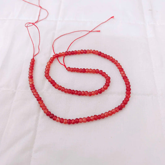 4mm gemstone round cutting beads -RCMJ34