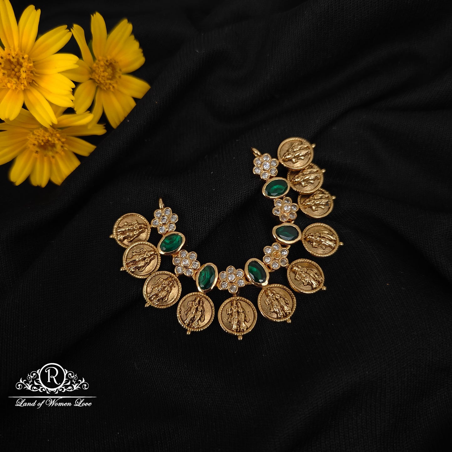 92.5 silver simple and cute mala locket 92.5 silver ramala jewelry / ramala collections