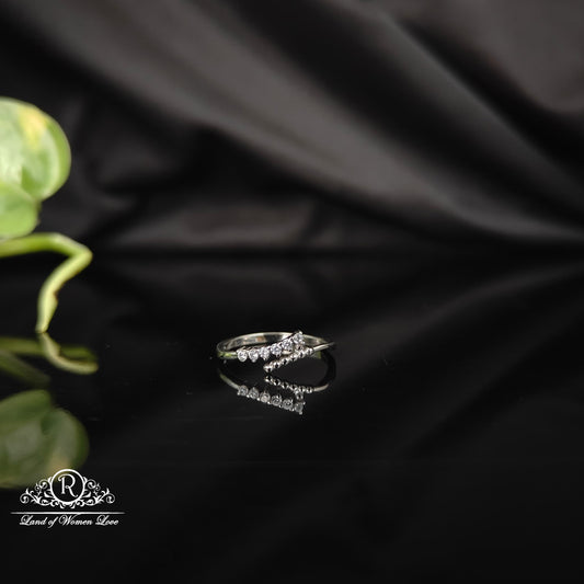 ring silver rodhium polish finger ring-rcra56 92.5 silver ramala jewelry / ramala collections