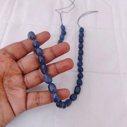 Jewel beads natural Blue dul Dul Beads -RCMJ08