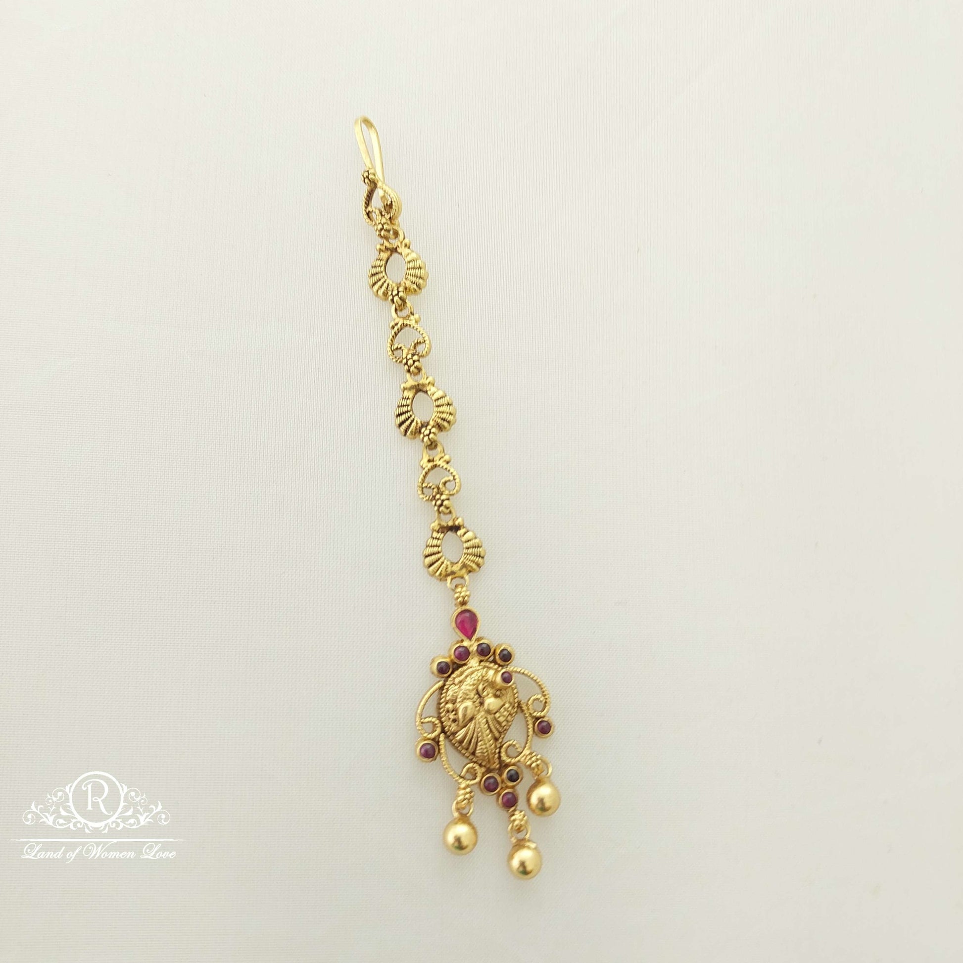 silver nakshi peacock tikkas-sa378 92.5 silver ramala jewelry / ramala collections