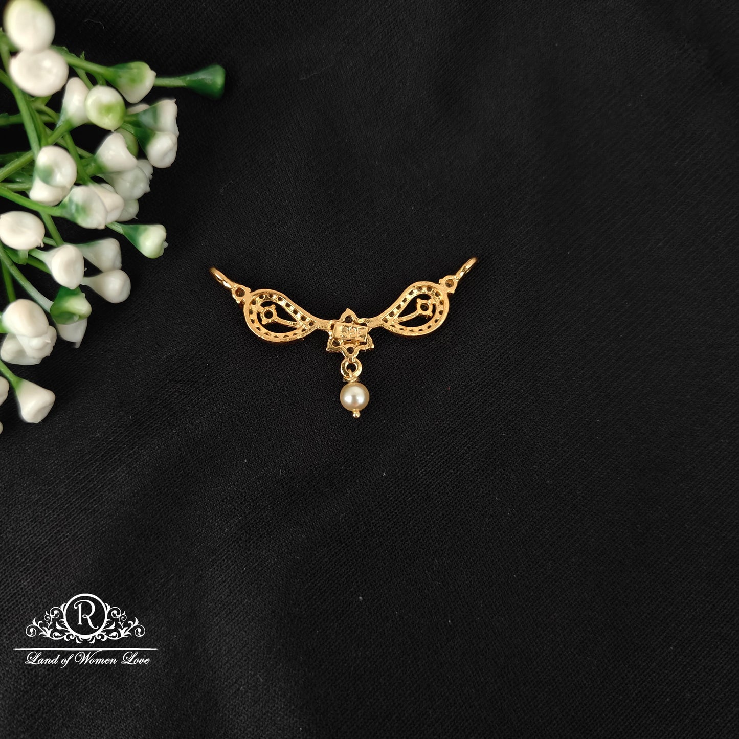 92.5 silver simple and Cute mala locket - RCJR1001