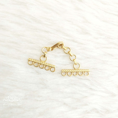 chain silver ring back chains-sa482-2 92.5 silver ramala jewelry / ramala collections