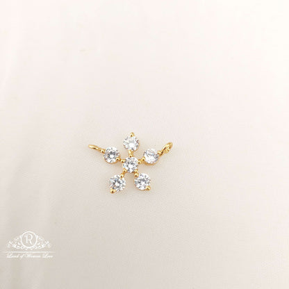 Silver Small Six Stones Locket-JR64