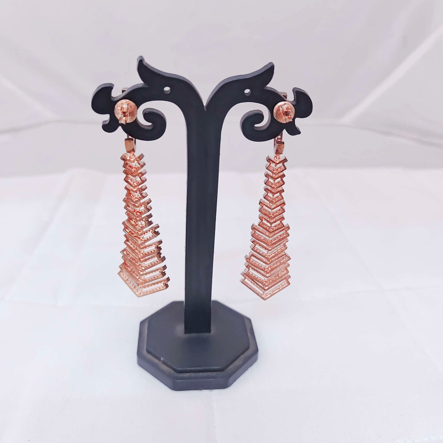 Silver CZ- Stones earrings designs -RCG018