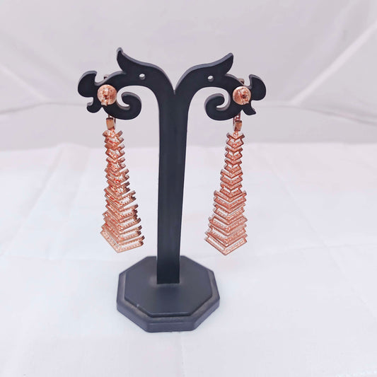 Silver CZ- Stones earrings designs -RCG018