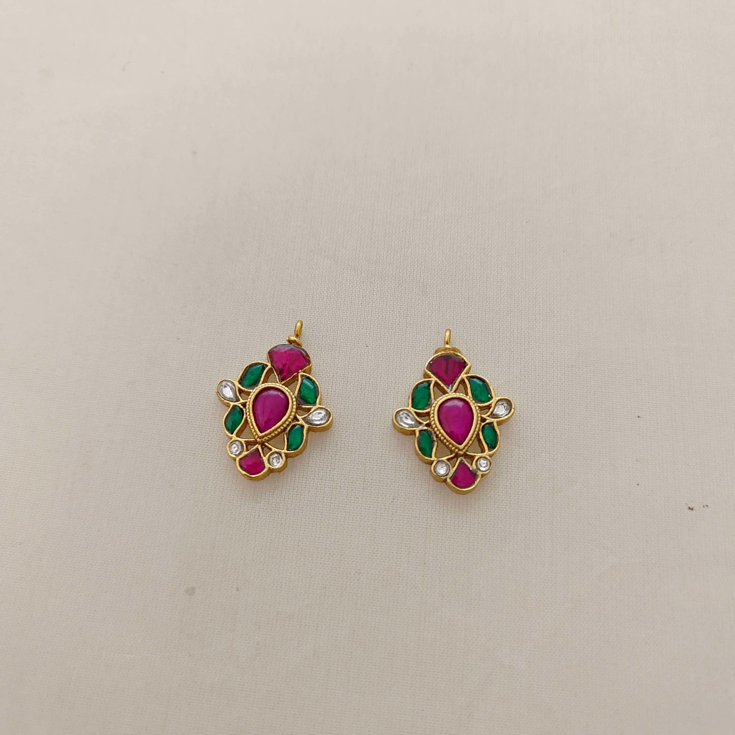 Silver kundan pendant -RCD268