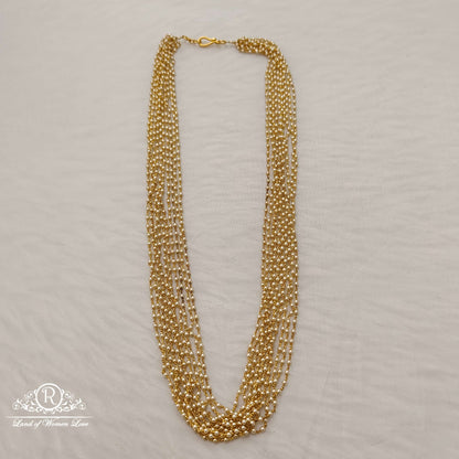 Silver pearl chain-RCH376