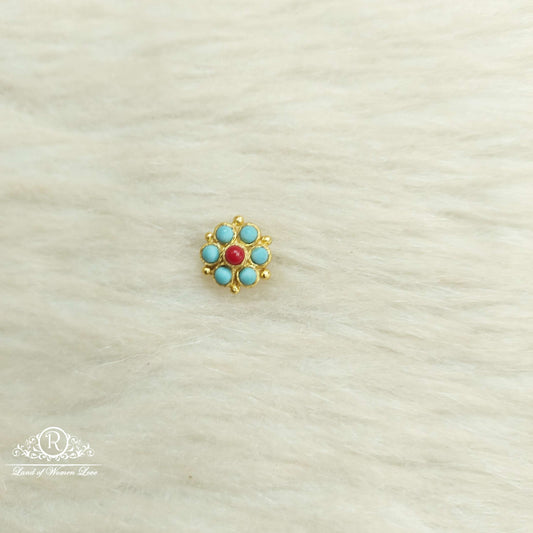 silver nose pins-sa284 92.5 silver ramala jewelry / ramala collections