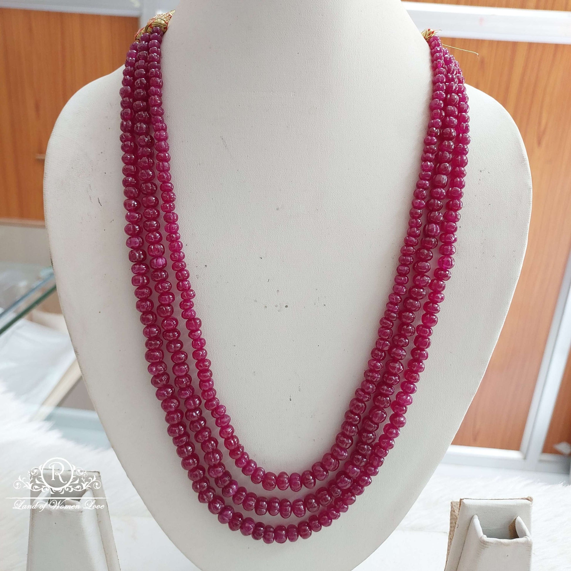 red opik beads mala-b023 92.5 silver ramala jewelry / ramala collections