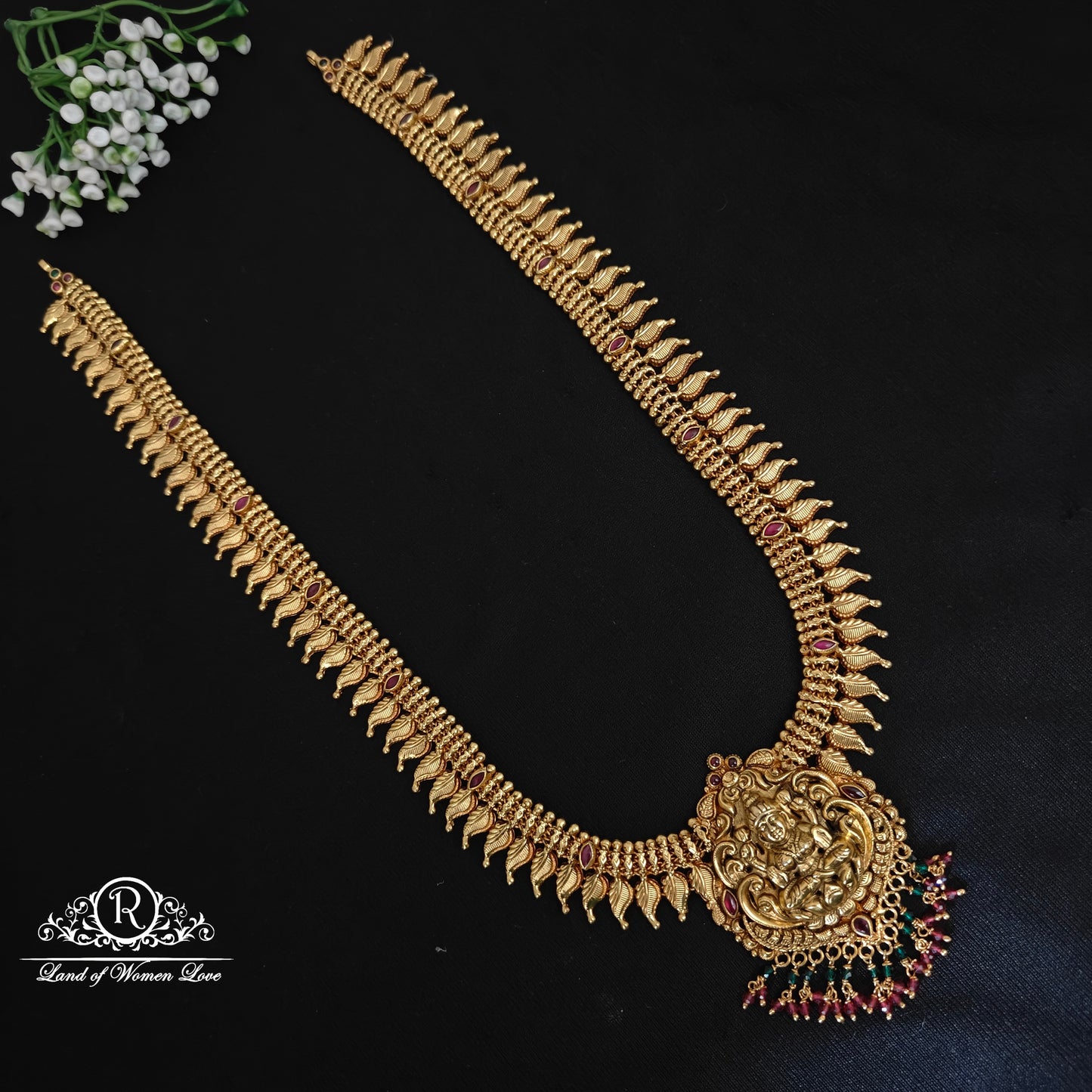 haram silver mango design haram -rc06m403 92.5 silver ramala jewelry / ramala collections