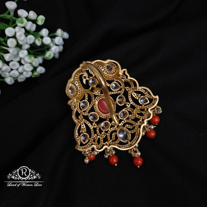 Silver coral pendant -RC06M334