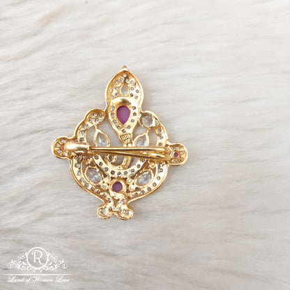 Silver Saree Pin designs