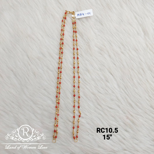 chain silver beads-rc4-1 92.5 silver ramala jewelry / ramala collections