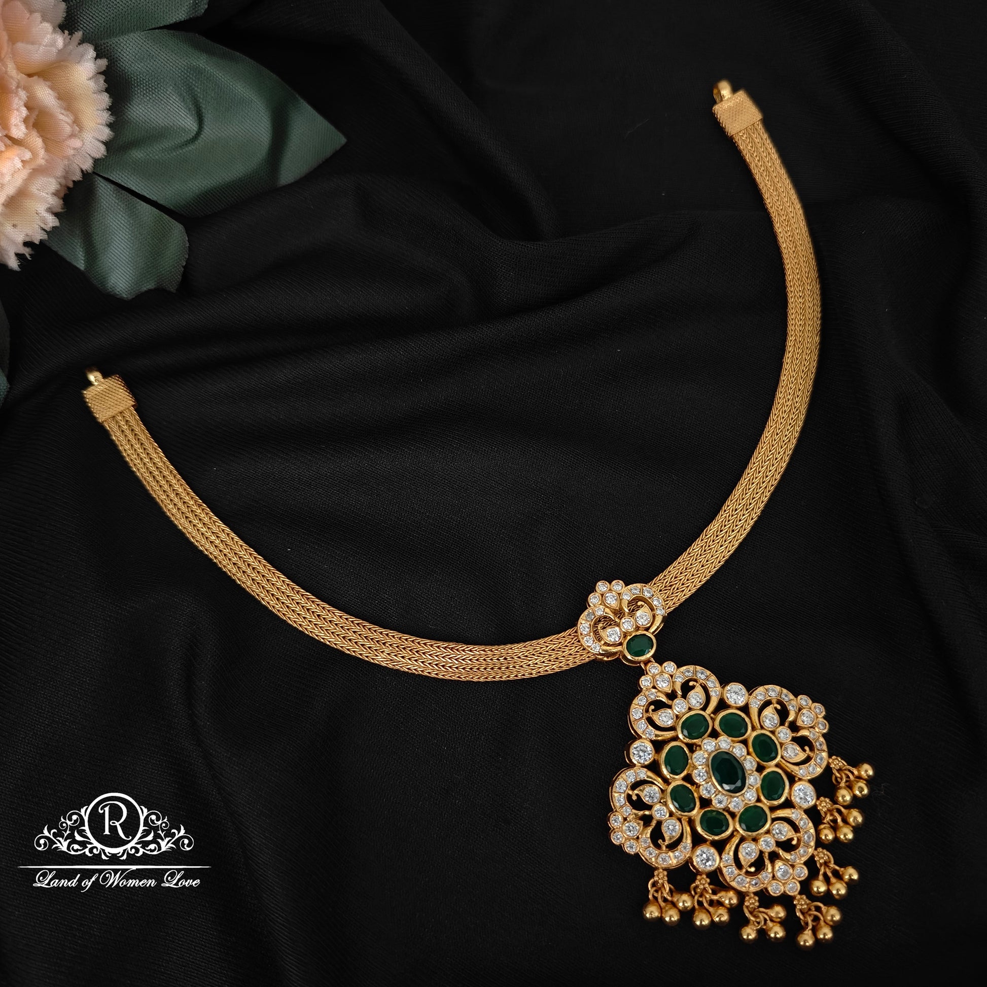 92.5 silver simple and cute nanu patti - rcbg08 92.5 silver ramala jewelry / ramala collections