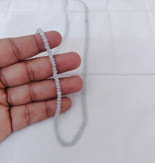 natural colour sed beads 3mm - rcmj52 92.5 silver ramala jewelry / ramala collections