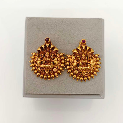 Silver Nagoru Lakshmidevi Pendant Design-RCJR594