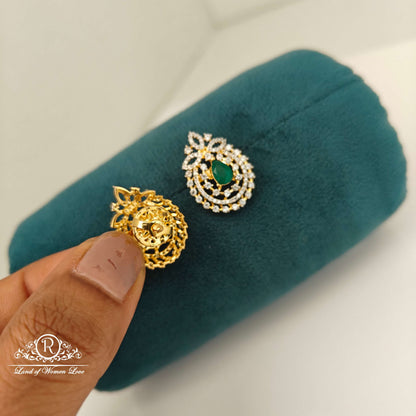 Diamond finishing Replica Silver Studs-RC94-90CP03