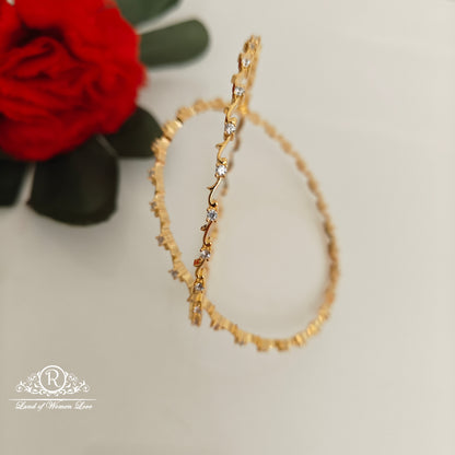 92.5 silver simple and Cute Bangles - RCBG05