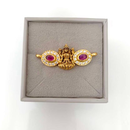 silver lakshmidevi mala locket-rcm721 92.5 silver ramala jewelry / ramala collections