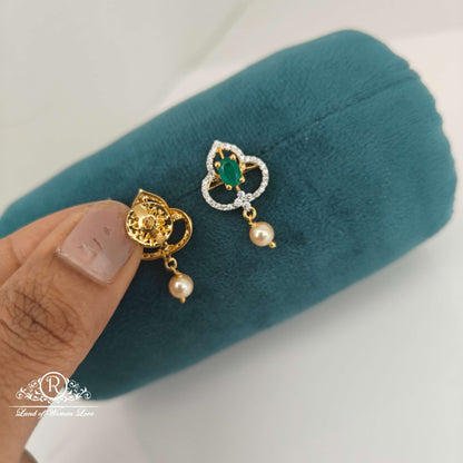 Diamond finishing Replica Silver Studs-RC94-90CP011