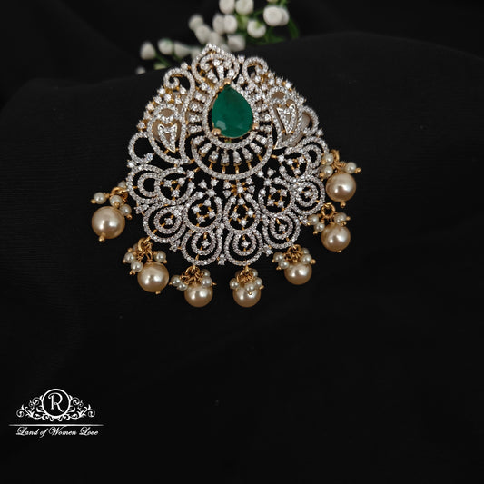 pendant 92.5 silver simple and cute pendant diamond finishing pendant -rcm091249 92.5 silver ramala jewelry / ramala collections