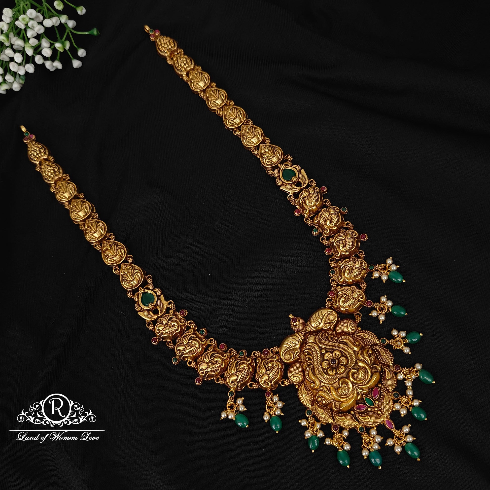 haram 92.5 silver peacock design haram-rcv314 92.5 silver ramala jewelry / ramala collections