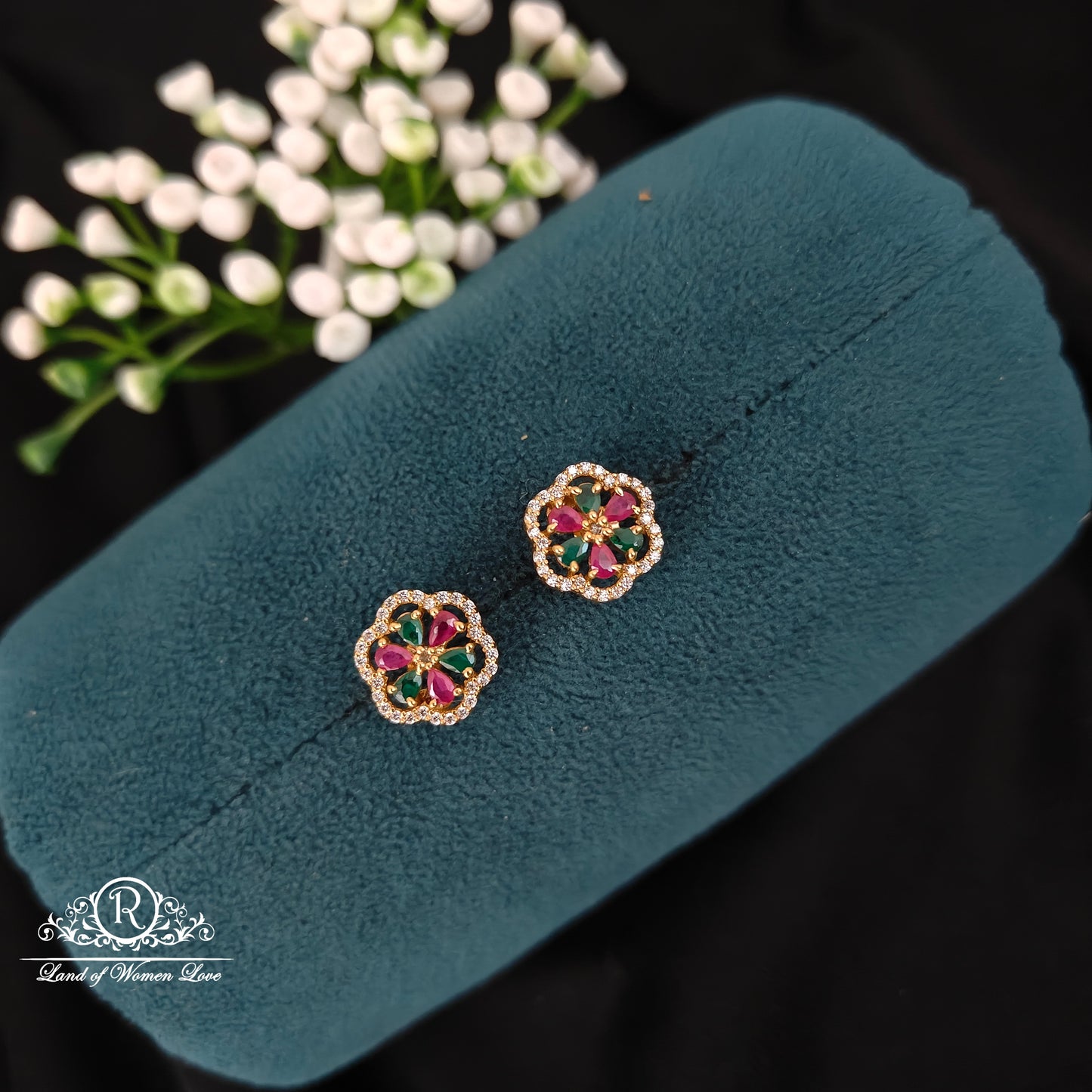 earrings silver simple and cute earrings -rcbg0108 92.5 silver ramala jewelry / ramala collections