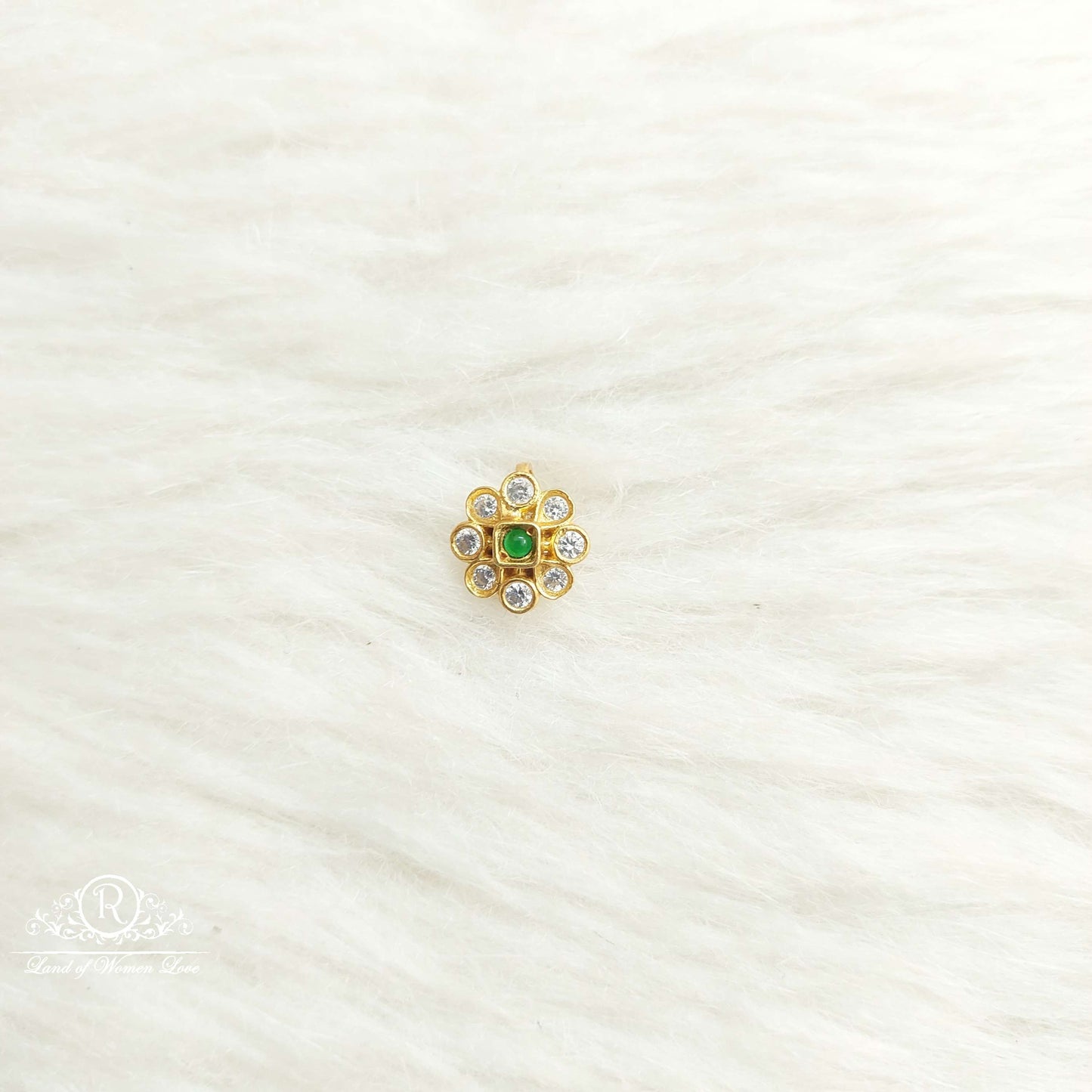 nose pin silver nose pins-sa506-2 92.5 silver ramala jewelry / ramala collections