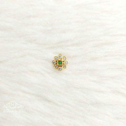 nose pin silver nose pins-sa506-2 92.5 silver ramala jewelry / ramala collections