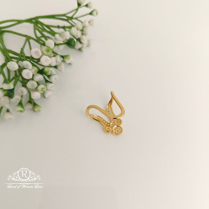 92.5 silver simple and Cute CZ- stones Vanki Ring - RCDS407