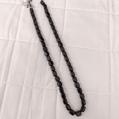 black agate beads-rcmb32 92.5 silver ramala jewelry / ramala collections