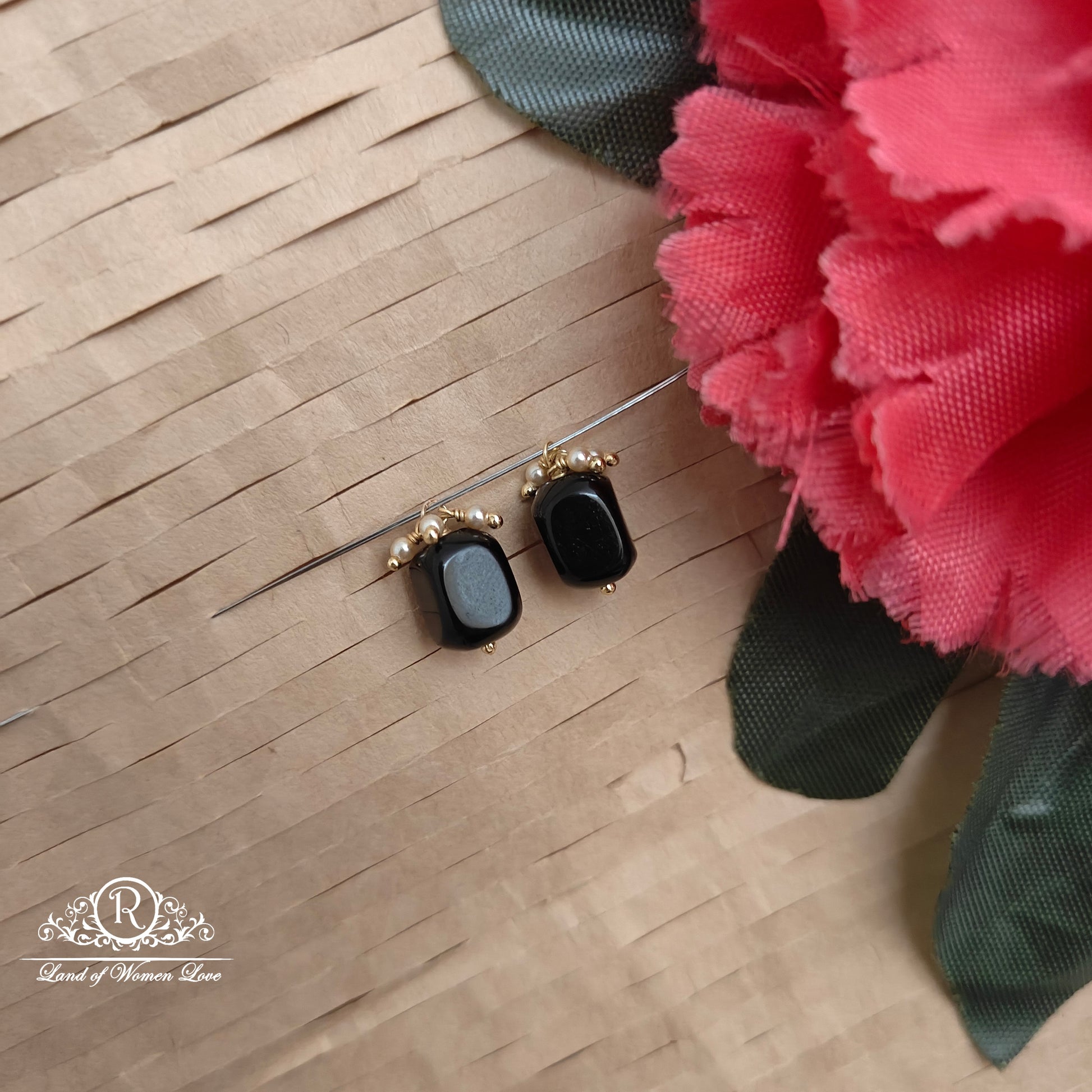 earrings 92.5 silver simple and cute hangings -rch993 92.5 silver ramala jewelry / ramala collections