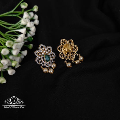 92.5 silver simple and Cute earrings - RCM1164