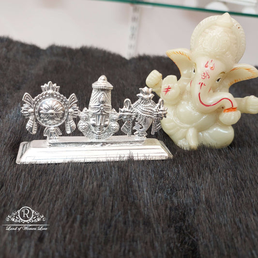silver shanku chackra idols-s8513 92.5 silver ramala jewelry / ramala collections