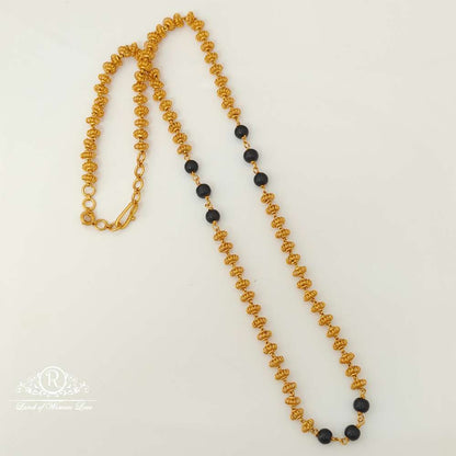 chain silver gold balls design chain-rcjr649 92.5 silver ramala jewelry / ramala collections